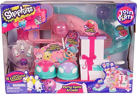 Shopkins Join The Party Large Playset Party Game Arcade