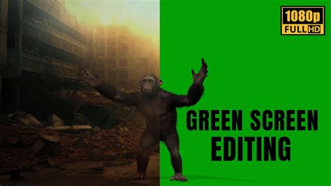 Green Screen Editing Greenscreen Chromakey HitFilm Express Full HD YouTube