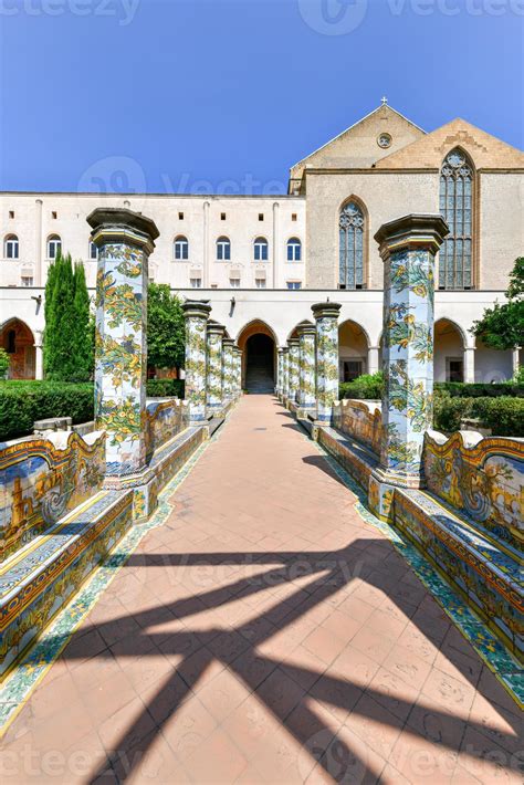 the cloisters of santa chiara are four monumental cloisters of naples belonging to the monastic