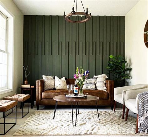 Budget Friendly DIY Accent Wall Ideas | Accent walls in living room, Green accent walls, Home decor
