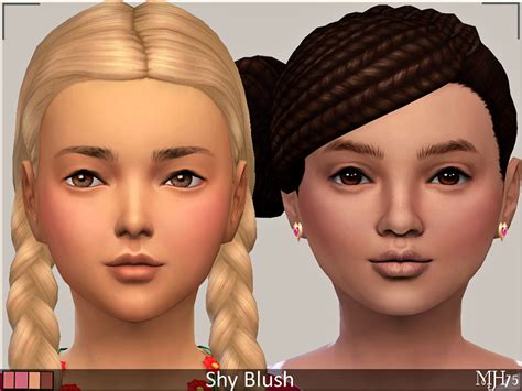 Margeh 75s S4 Shy Blush Child Sims 4 Children Sims 4 Cc Kids