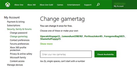 Xbox Live How Can I Change My Gamertag Arqade