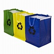 Recycling bag, Set of 3 | Departments | DIY at B&Q