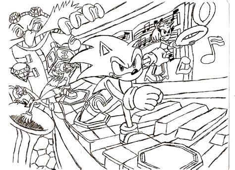 Sonic Coloring Games For Free Pictures Animal Coloring Pages