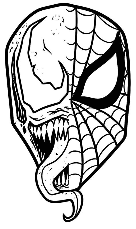 Desenhos Para Colorir Homem Aranha Venom