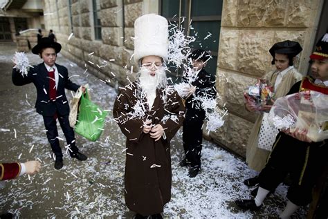 Creative Costumes Fill Israels Streets For Purim Nbc News