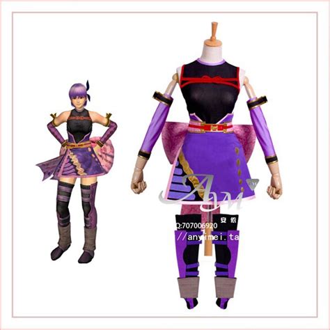 Doa Dead Or Alive Ayane Dress Game Cosplay Costume Tailor Made On