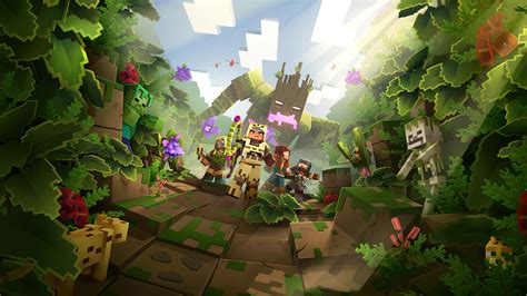Minecraft Dungeons Jungle Awakens Hero Hd Games 4k