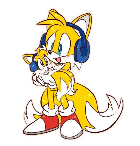 Tails And Lil Tails Hedgehog Art Sonic Funny Sonic Fan Art