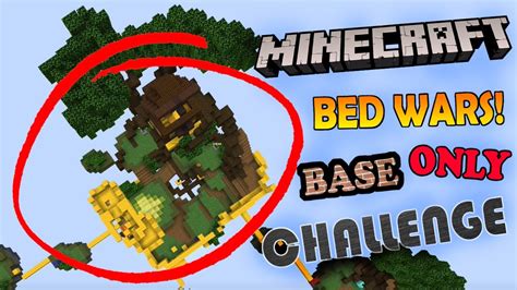 Minecraft Bed Wars Base Only Challenge Hypixel Youtube