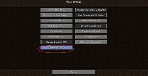 I am using minecraft v1.16.201 that i purchased form the windows store. minecraft java edition - What is the "Use VBOs" setting ...