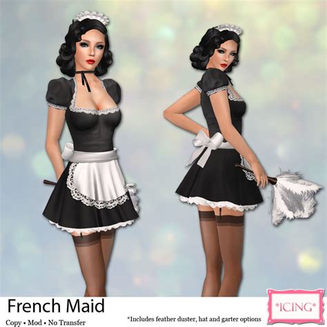 Icing French Maid Ad This French Maids Outfit Features Flickr