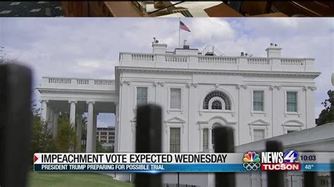 impeachment vote expected wednesday youtube