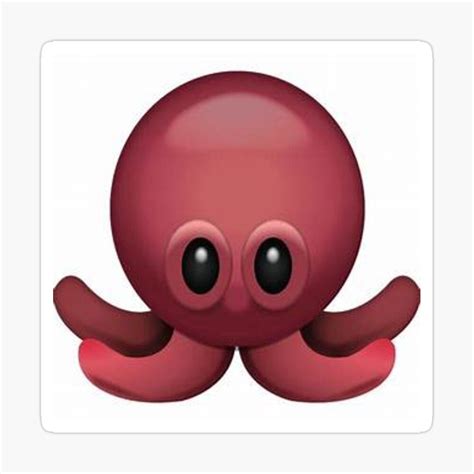 Octopus Emoji Sticker By Enigmanytemare Octopus Emoji Coloring