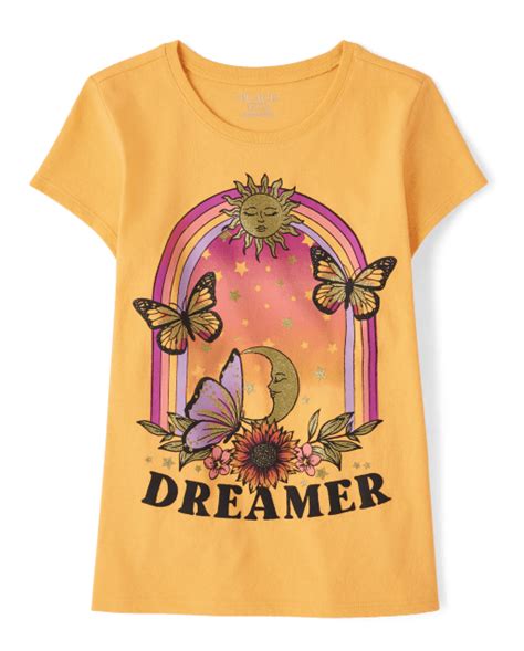 Girls Short Sleeve Dreamer Graphic Tee The Childrens Place Ca