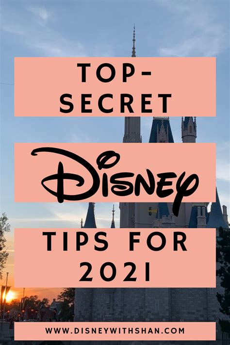 Disney Tips And Tricks Top Secret Disney Agent Shan Disney World