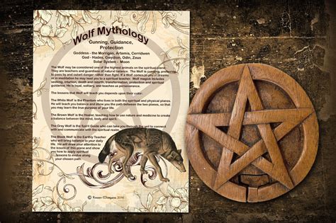 Wolf Magick Myths And Correspondences Wolf Spell Magick Wolf Etsy
