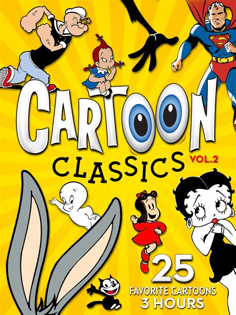 Prime Video Cartoon Classics Vol Favorite Cartoons Hours