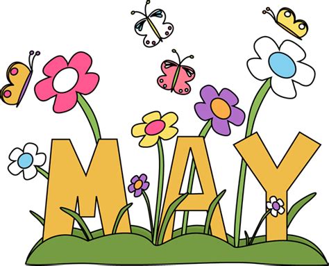 Month Of May Flowers Clip Art Month Of May Flowers Image