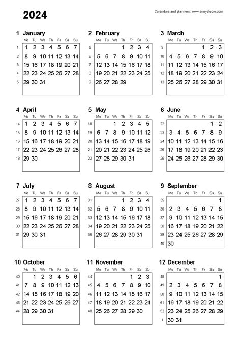 Free Printable 2024 And 2024 Calendar Printable
