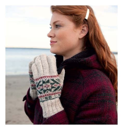 Fair Isle Gloves Knitting Patterns Lets Knit Magazine Gloves
