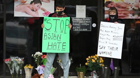 Stop Asian Hate Stop Black Hate Americans Unite Against Racism