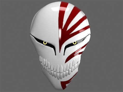 Bleach Hollow Mask 3d Model 3ds Maxobject Files Free Download Cadnav