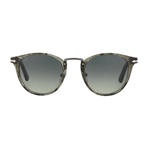 Persol Acetate Metal Sunglasses Grey Havana Grey Persol