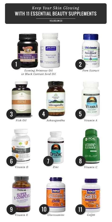 The 10 Best Supplements For Beautiful Skin Artofit