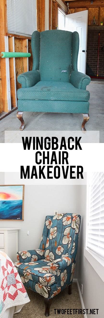 Click here for detailed directions on how to reupholster the chair. How to Reupholster Wingback Chair