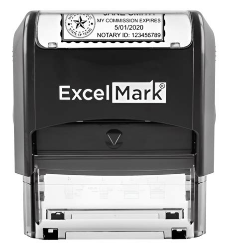 Self Inking Texas Notary Stamp
