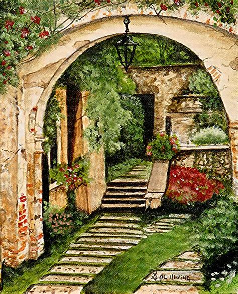 Secret Garden Painting By Al Molina