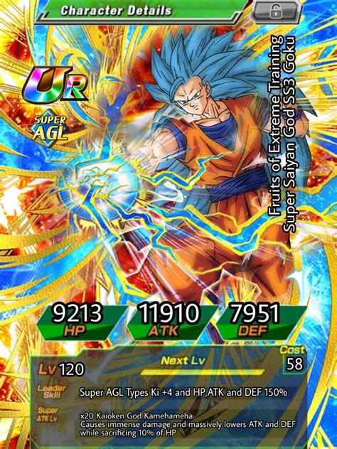 Maybe you would like to learn more about one of these? Super Saiyan God SS3 Goku custom cards | Dokkan Battle Amino