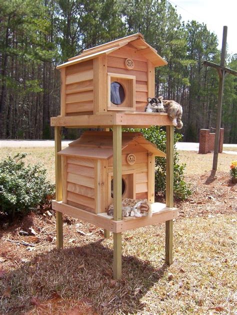 They build shelters for stray and feral cats and showed numerous times how to build one. 52+ DIY Outdoor Cat House Ideas For Winters And Summer