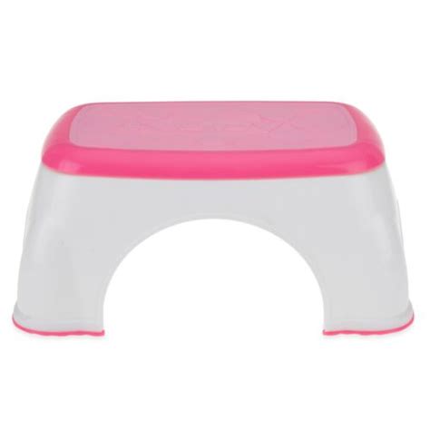 Nuby Pink Step Stool Adult And Child Non Skid Lightweight 800lb