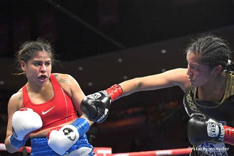 Photos Marlen Esparza Edges Ibeth Zamora To Capture Wbc Title Boxing News