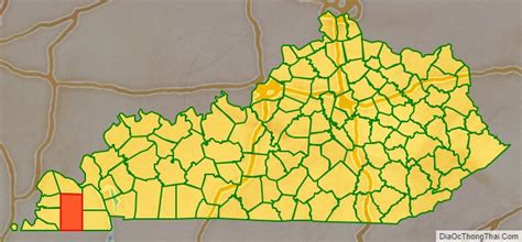 Map Of Graves County Kentucky