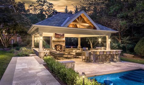 Traditional Style Outdoor Living Space Unique