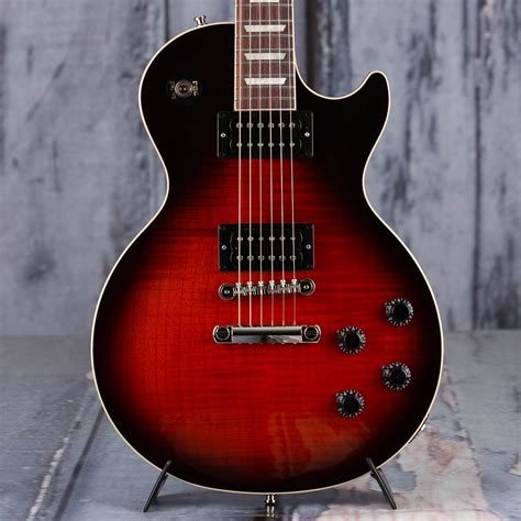 Gibson Usa Slash Les Paul Standard Limited Edition Vermillion Burst Guitars Electric Solid