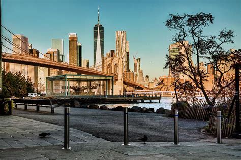 Ny Brooklyn Dumbo Brooklyn Bridge Park With Janes Carousel Digital