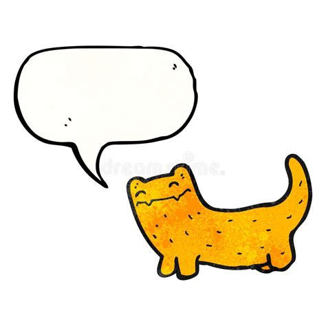 Cat Talking Cartoon Stock Vector Illustration Of Bubble 38032586