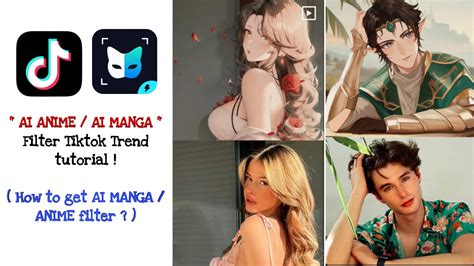 AI MANGA Filter On Tiktok Trend Tutorial How To Turn Photo Into Anime