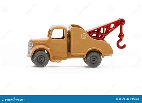 Vintage Die Cast Toy Tow Truck Stock Photo Image Of Antique Replica