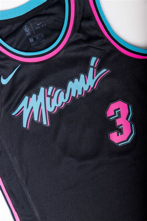 The miami heat jerseys have been amazing and stunning jerseys! DWYANE WADE MIAMI HEAT OFFICIAL 18-19' NIKE CITY EDITION ...