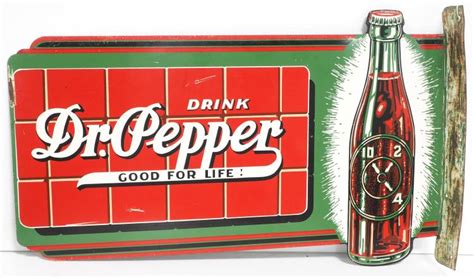 Sold Price 10 2 4 Dr Pepper Sign April 3 0117 900 Am Edt