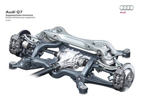 Extremely Strong Double Wishbone Rear Suspension In The Audi Q7