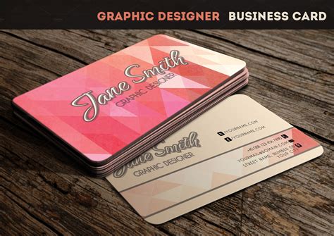 Graphic Designer Business Card ~ Business Card Templates On Creative Market