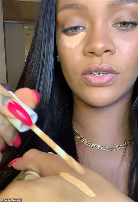 Rihanna Reveals New Concealer In Fenty Beauty Makeup Tutorial Beauty