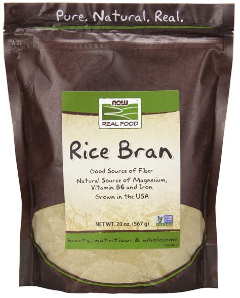Now Foods Rice Bran 20 Oz