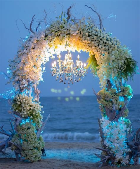 Cổng Hoa Cưới đẹp Lộng Lẫy Cho đám Cưới Trên Biển Marry